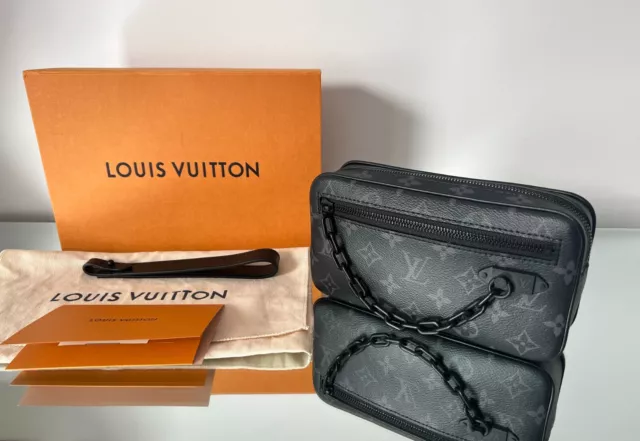 Louis Vuitton Embossed A4 Pouch Virgil Abloh M67461 - SoleyGrail