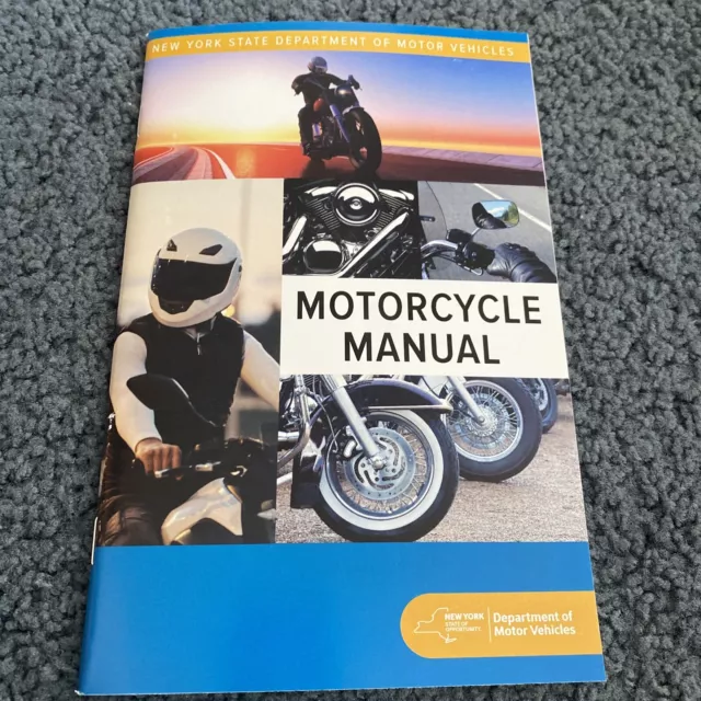 New York State new Motorcycle Driver's Manual   Educational Book,