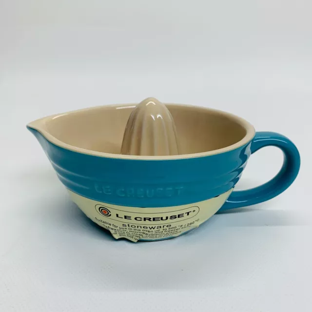 Presse-agrumes citrons grès Le Creuset 16 oz - bleu clair