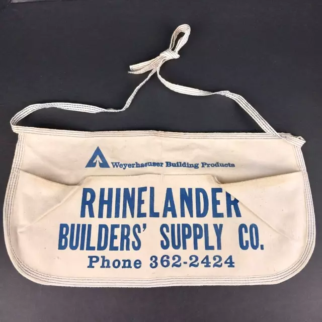 Vintage Weyerhaeuser Building Products White Apron Rhinelander Builders Supply