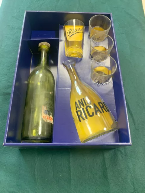 collections objets publicitaires ricard pastis COFFRET CARAFE ET VERRES