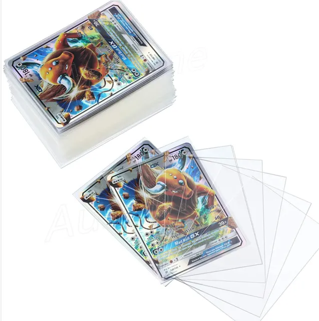 Trading Card Sleeves Top Loading Sleeves Standard Cards Game Base Card Kids Gift