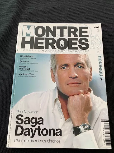 Watch Magazin / Magazine MONTRE HEROES #002 Paul Newman saga Daytona mars 2022