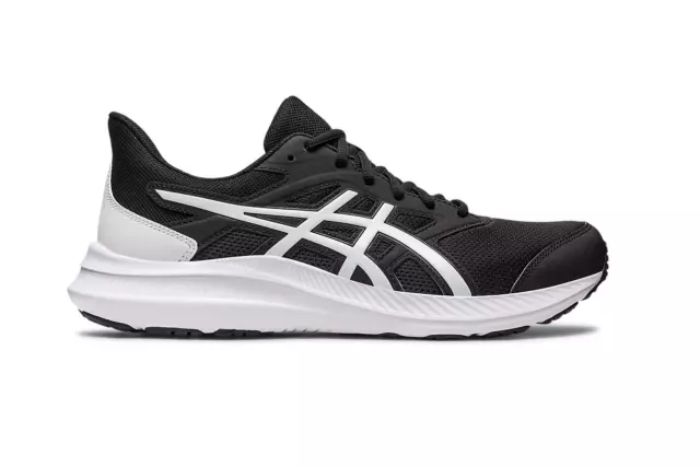 Mens Asics Jolt 4 Black/White Athletic Running Shoes