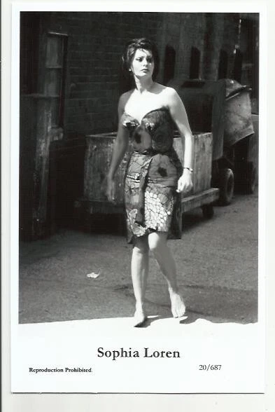 (Bx34) Sophia Loren Swiftsure Photo Postcard (20/687) Filmstar Pin Up Glamor