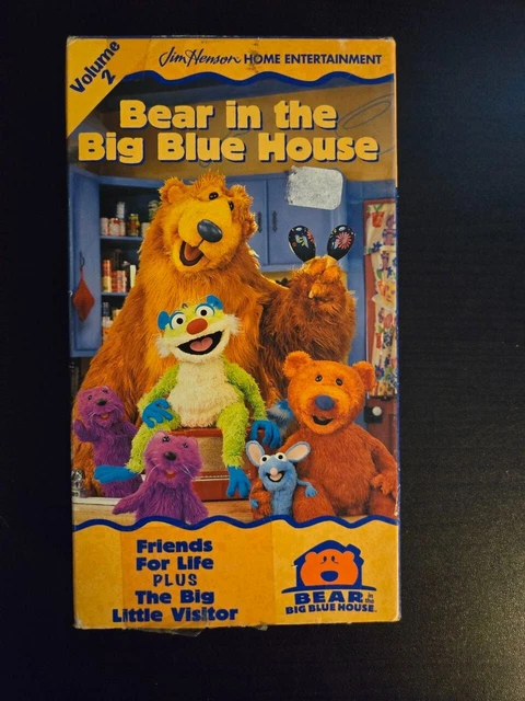 BEAR IN THE Big Blue House Vol. 2 Friends For Life VHS 1998 *BUY 2 GET