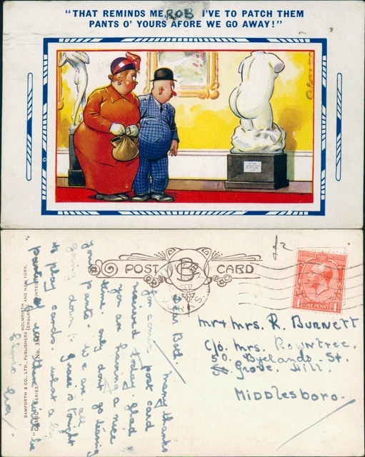 BAMFORTH COMIC SERIES 3842 GB 1933 Cancel Patching Pants £4.08 ...