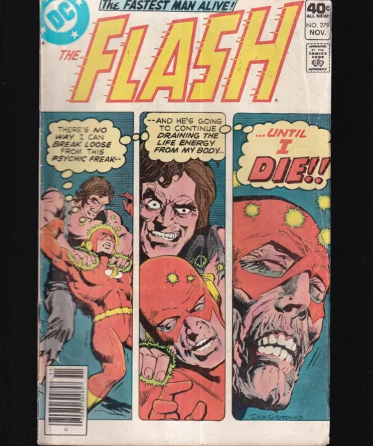 The FLASH DC comic Vol31 #279 Nov 1979 C74 16C