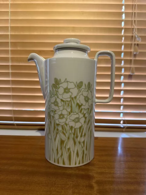 Vintage Hornsea Pottery Fleur Coffee Pot