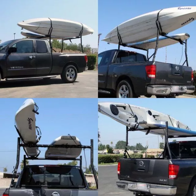 2 Pairs Kayak Roof Rack Carrier Boat Ski Surf Roof Mount Car Cross J-Bar Rack US 2