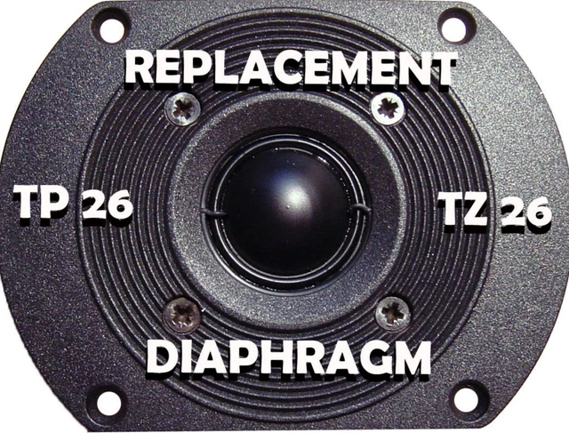 Diaphragme de remplacement pour tweeter Klipsch dôme phénolique