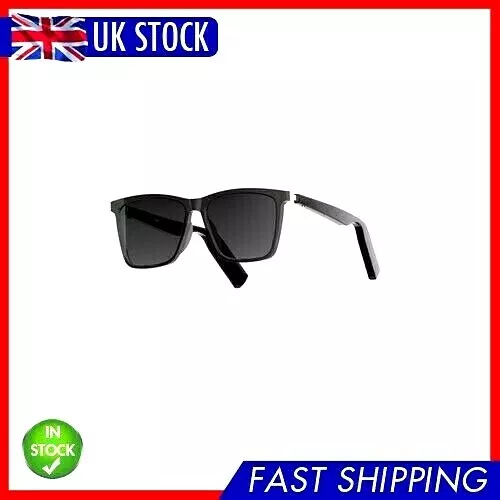 Bluetooth Smart Sunglasses black with Grey Lense and Open Ear Technology