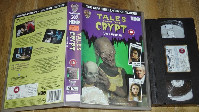 TALES FROM THE Crypt Part 3 VHS Video Ex Rental Big Box Cert Warner £9. ...