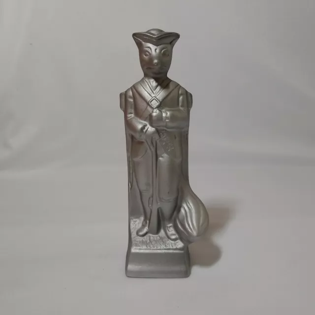 Jim Beam Silver Fox Minuteman Figure Paperweight 16th Boston 1986 Regal China