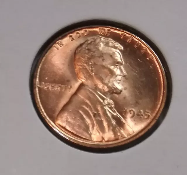 1945 Lincoln Wheat Cent  P - BU - Uncirculated