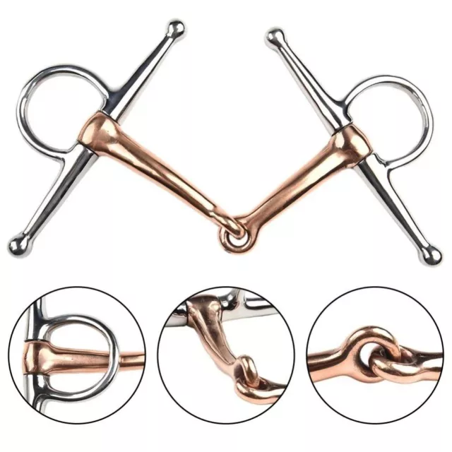 Polished Horse Bit Stainless Steel Horse Mouth Tack  Equipment for Horses