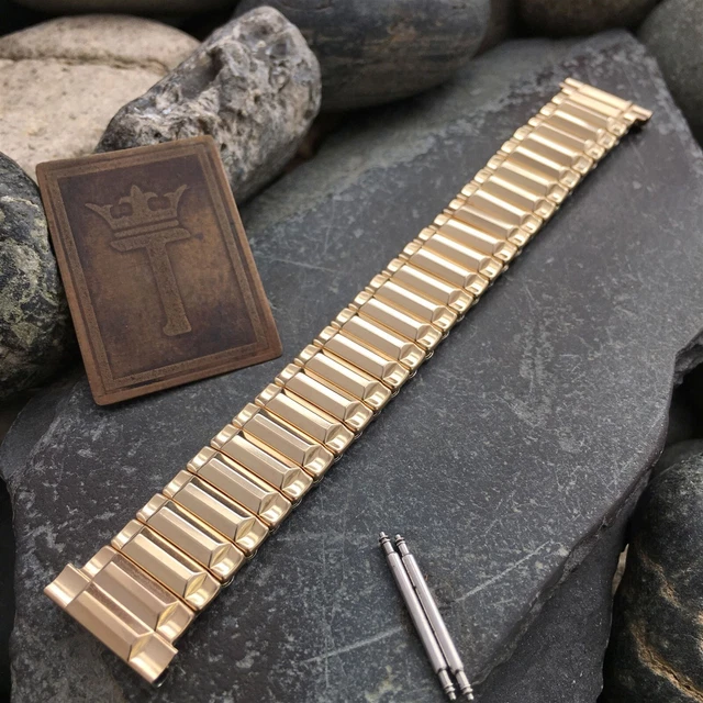 Premium 12k Gold Filled JB Champion 1950s nos Vintage Watch Band 19mm 18mm 16mm