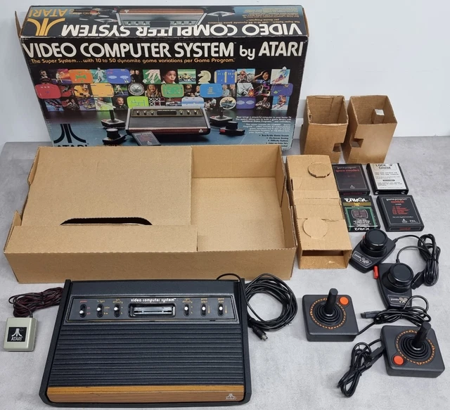 1st edition FR : Atari VCS 2600 Woody boite française joystick & paddle