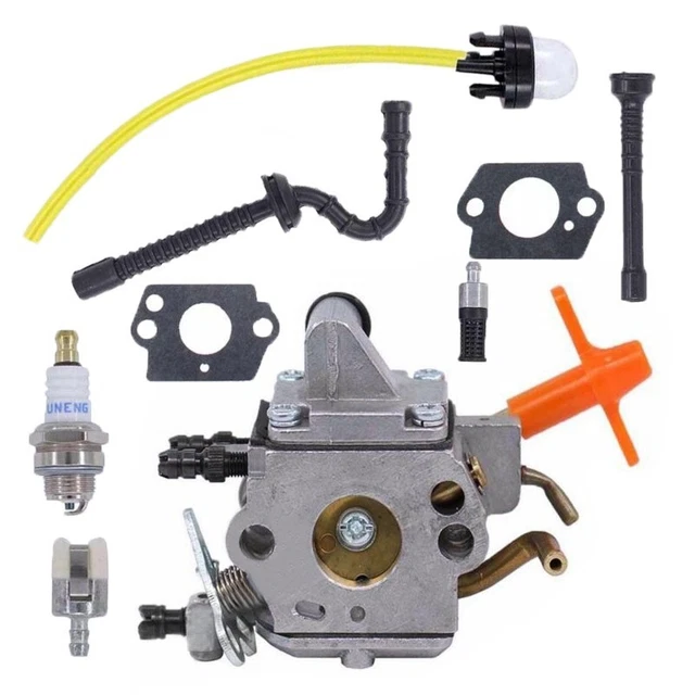 Kettensäge Vergaser kit Teile Kraftstoffleitung Zündkerze Für Stihl MS192
