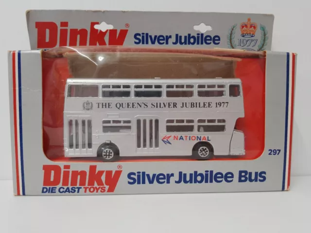 Dinky No.297 Leyland Atlantean “Silver Jubilee” Bus In Original Box 1977