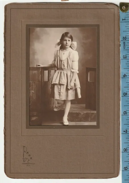 Antique 1897-1920s Photo Robert A Park Lambertville NJ NY Gorgeous little girl