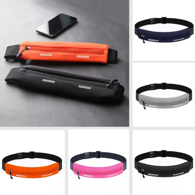 Men Running Bum Bag Waterproof Sport Waist Bags Pouch Fanny Pack Travel