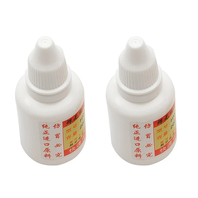 Flusso liquido acciaio inox 2 bottiglie 20 ml pasta saldante saldatura rapida