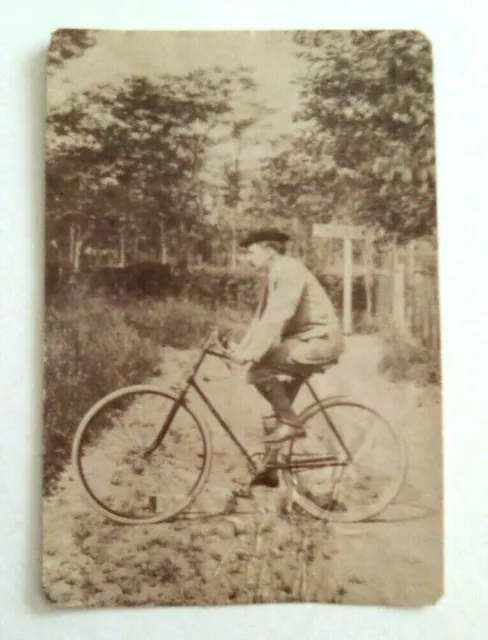 Photo  Vélo Vélocipède Bicyclette Bike Vers 1890