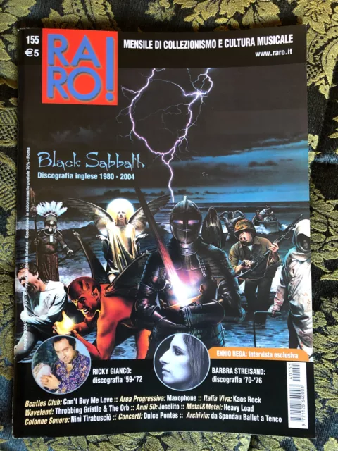 RARO! 155 Magazine about discography ps Black Sabbath Beatles Streisand Gianco