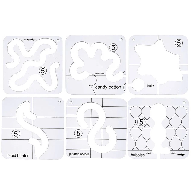 Yikuo Set 9 Righelli Da Cucito Trasparenti Metrici Per Sarti E Principianti