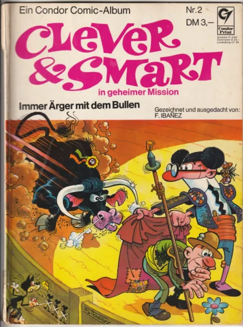 CLEVER & SMART #2 Always Trouble with the Bull, Condor 1972 COMIC ALBUM Z3