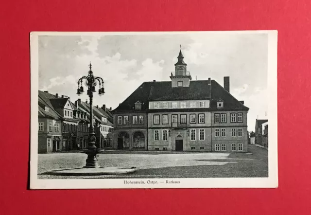 AK HOHENSTEIN bei OSTERODE in Ostpreussen um 1930 Rathaus  ( 47735