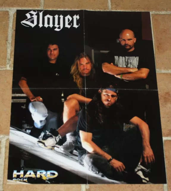 poster affiche revue magazine Metal Hammer SLAYER 58x44cm