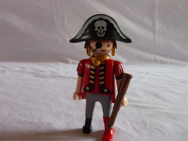 Playmobil lot De 8 Pirate Avec Bateau Pirate Et Petite Forteresse