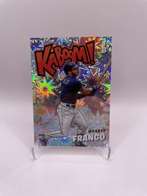 Wander Franco Rarest Card WANDER FRANCO 2022 Panini Absolute Kaboom Rookie Raro Tampa Bay Rays Rc ...