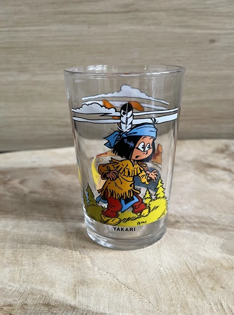 Ancien Verre à Moutarde Goldorak - AMORA Antenne 2 - Vintage Années 80 - France