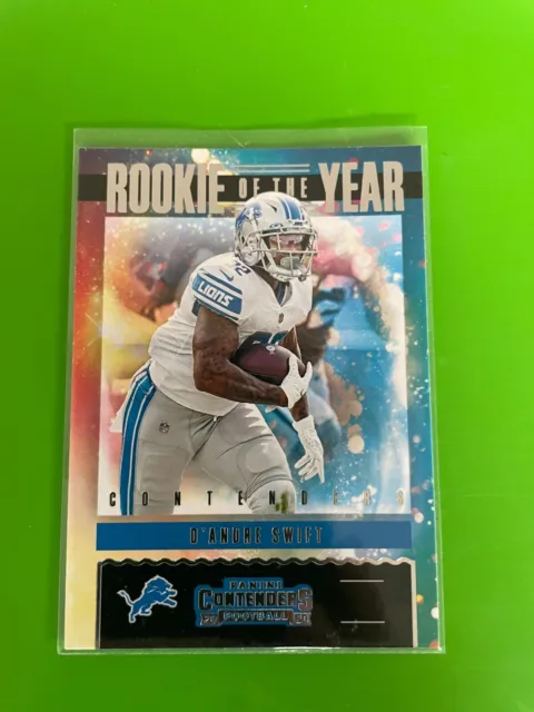 Dandre Swift 2020 Panini Contenders Rookie Of The Year  #ry-das {24D6}