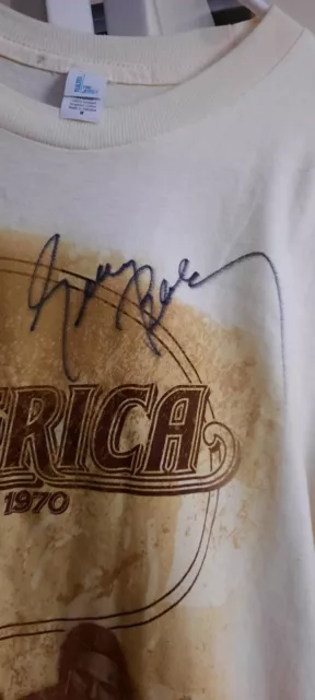 Band America - Dewey Bunnell & Gerry Beckley Signed/Autographed Band Shirt. 3