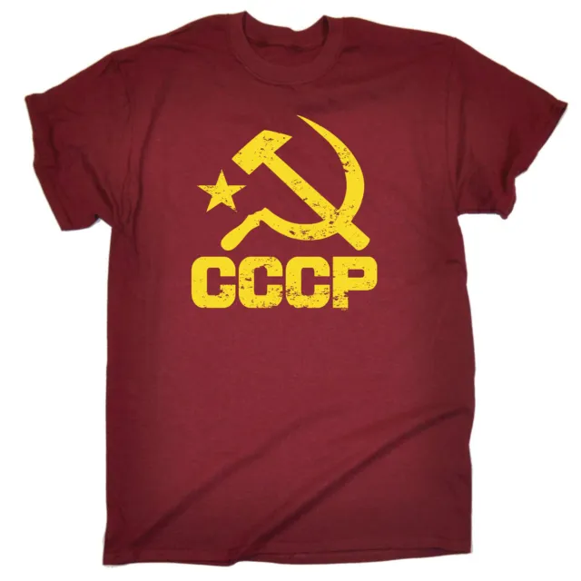 Cccp Yellow - Mens Funny Novelty Tee Top Gift T Shirt T-Shirt Tshirts