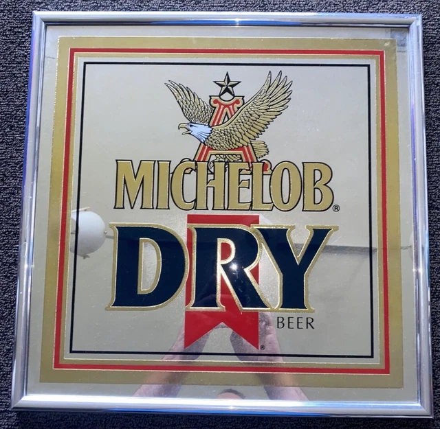 1988 Michelob Dry Beer Mirror 19" x 19"
