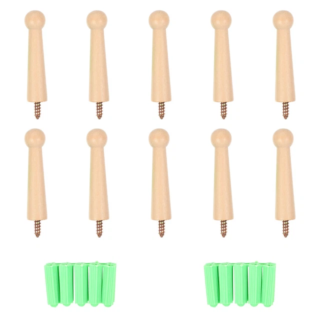 10Pcs Bathroom Towels Hanger Wall Mounted Hanging Hook