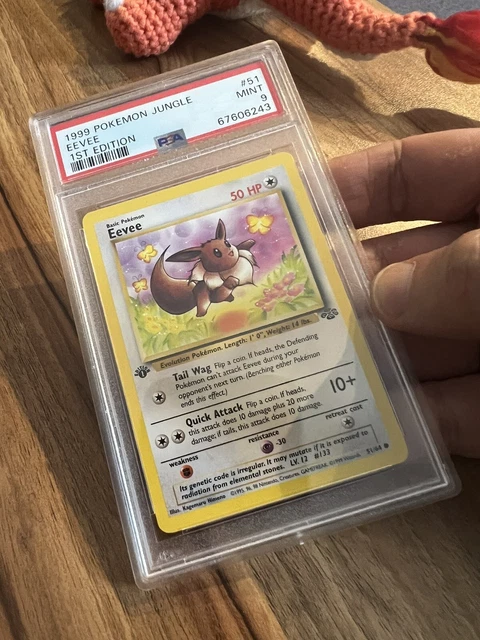Pokemon Eevee Jungle 51/64 1st Edition PSA 9 MINT