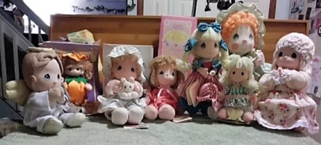 Vintage Precious Moments Dolls Selling Individually with tags ~ Great Condition