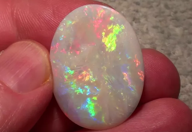 Riesiger Gem-Class Multicolor Olympic Field Opal 36,25ct. !!