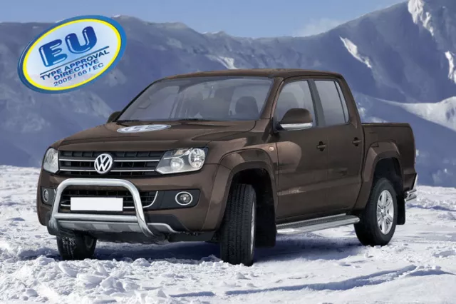 PARE BUFFLE pour VW AMAROK  2009-2016 HOMOLOGUE INOX Ø 70mm A-Typ