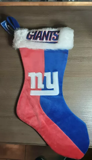NFL New York Giants  Christmas Stocking forever team logo NWT