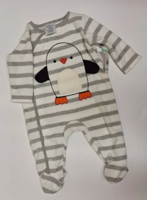 Little Wonders Penguin Layette Sleep And Play - 0 To 3 M - NWT