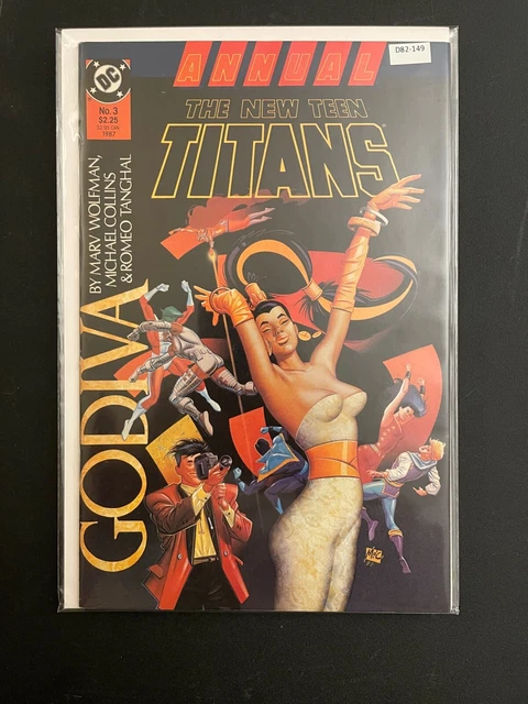 The New Teen Titans 3 Vol 2 High Grade 9.2 DC Comic Book D82-149