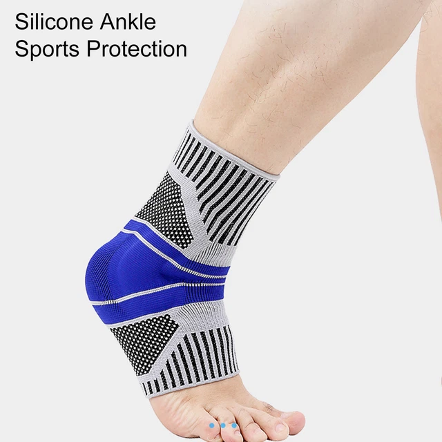 1 pz supporto alla caviglia comodo supporto alla caviglia sportivo anti distorsione elastico lavorato a maglia