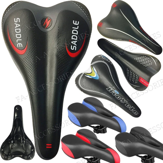 Selle De Vélo Style 'banane' Noire En Cuir - Avec Cadre En U Intégré, Pour Look Rétro Ou Custom